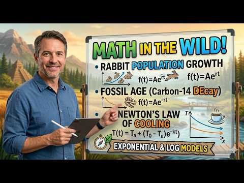 Lecture 41 | Math in the Wild | Real-World Exponential & Logarithmic Models