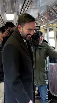 Zohran Mamdani takes subway from Astoria on first day in office #shorts