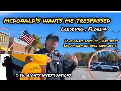 Mcdonald wants me trespassed - banned for 38 years - celebrating the return of our Second Amendment