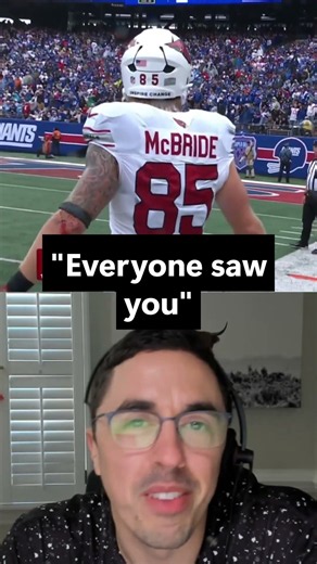 A referee said WHAT to Trey McBride?