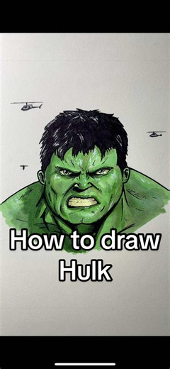 How to draw Hulk (2003)! Who should I draw next?? #hulk #art #drawing #marvel #comic how to draw hulk art drawing tutorial