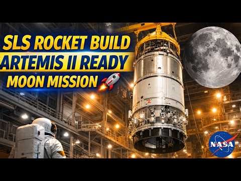 NASA’s Artemis II Rocket COMPLETE 🚀 | SLS Core Stage Assembly Inside Look