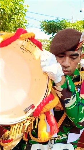 Military Academy Cadets Prepare for the Marching Band Parade at Magelang Square!! Army uniforms