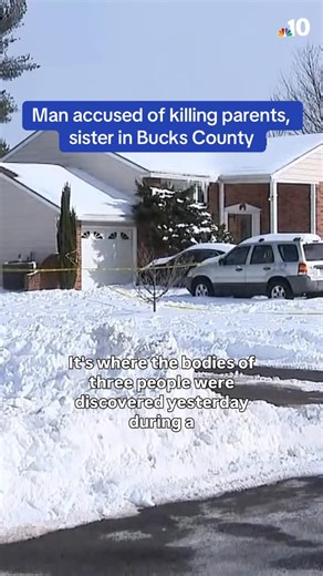 NBC10 Philadelphia on Instagram: "A man was arrested after his parents and sister were found dead inside a home in Bucks County, Pennsylvania, officials said. Kevin Castiglia, 55, is charged with homicide, terroristic threats, possession of an instrument of crime with intent, simple assault and recklessly endangering another person."