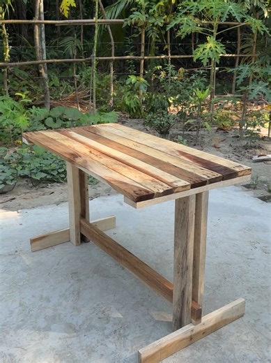 Easy and Fast Wooden Table.. #diy #woodworking #woodidea #diyprojects #wooddesigner