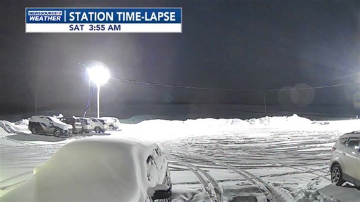 From start to finish, here’s your full Saturday time-lapse from our Presque Isle Webcam. For forecast details anytime, visit wagmtv.com/weather #MEwx #NBStorm | Meteorologist Rob Koenig