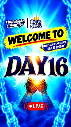 hallelujah challenge day 16 live with Nathaniel Bassey @NathanielBasseyMain