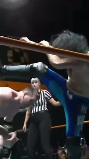 The most INSANE destroyer ever from LJ Cleary! #ccw #lasvegas #wrestlemania #wwe #prowrestling