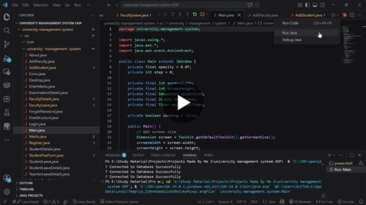 #java #javaswing #mysql #oop #universityproject #softwaredevelopment #3rdsemester #studentdeveloper #computerscience #jdbc #desktopapplication #learningbydoing #opensource #github #pakistanideveloper | Muhammad Ubaid ul Rehman