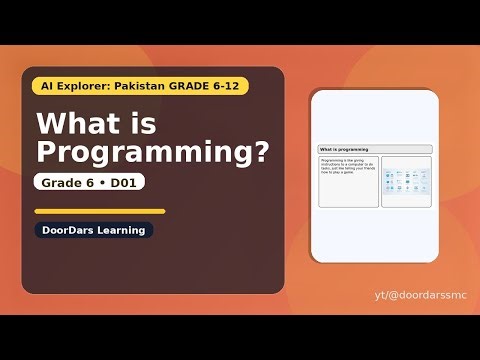 Introduction to Programming | Grade 6 Computer Science (D01)
