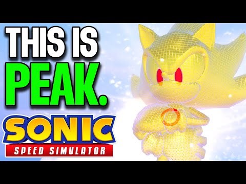 This is the BEST Sonic Speed Simulator Update EVER!