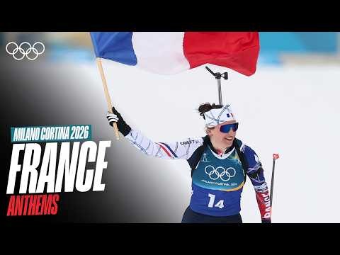 Allez Les Bleus! 🇫🇷 🥇 Golden Moments for France at #MilanoCortina2026 | Anthems