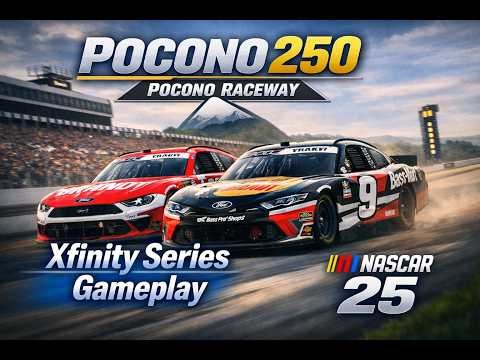 NASCAR 25 Xfinity Series Gameplay — Focused Health 250 at Echo Park Speedway