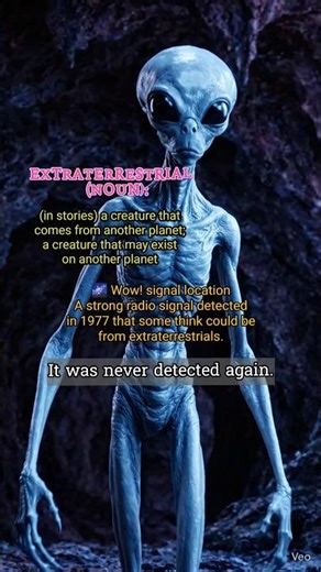 A strong radio signal detected in 1977 from extraterrestrials #alien #universe