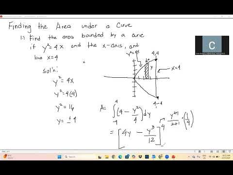 Integration Application Area of a Curve
