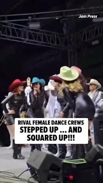 Rival Female Dance Crews Escalate Into Full Brawl on Concert Stage, on Video