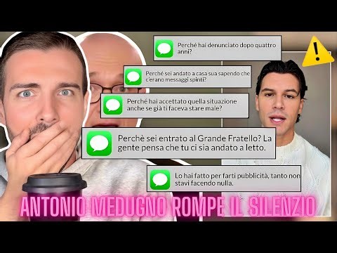 ANTONIO MEDUGNO ROMPE IL SILENZIO E RACCONTA LA SUA VERITÀ RISPONDENDO ALLE CRITICHE DELLA GENTE!