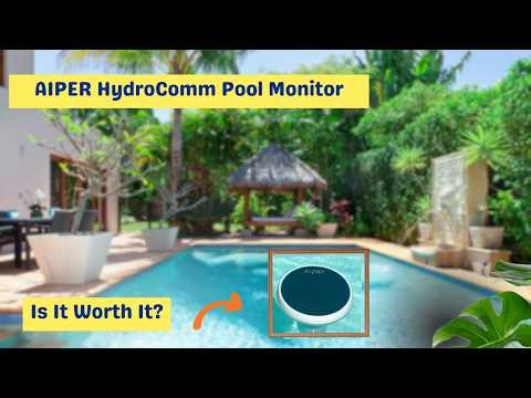 AIPER HydroComm Smart Pool Monitor Tests and Communication for Perfect Water for Pools & Hot Tubs!