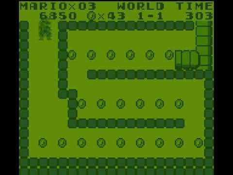Super Mario Land – World 1 Stage 1 Gameplay | Nintendo Game Boy