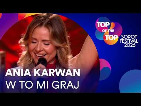 (BURSZTYNOWY SŁOWIK) Ania Karwan - W TO MI GRAJ I TOP of the TOP Sopot Festival