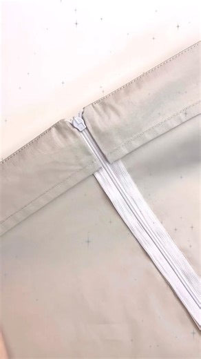 Perfect Invisible Zipper Sewing 🤯 Clean Finish Like a Pro!#sewing #usa #diy #shorts #handmadeinusa