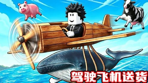 麟麟七的ROBLOX奇妙冒险_麟麟七的ROBLOX奇妙冒险_我要驾驶飞机运输各种超级货物！ROBLOX