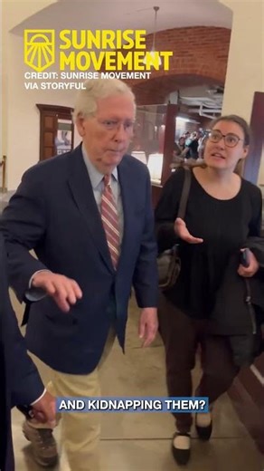 Senator Mitch McConnell Falls in Senate Building After Question About ICE