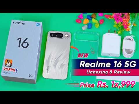 Realme 16 5g Unboxing & Review | Realme 16 Camera Test, Bgmi Test | Realme 16 Price in India