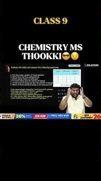 CHEMISTRY MS THOOKKI😌🤝 | MS SOLUTIONS