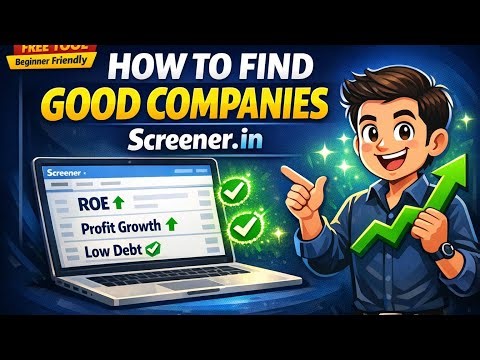 How To Find Good Companies at Screener. In