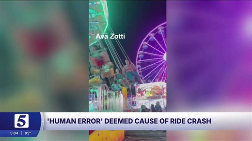 Human error caused Wave Swinger crash at Wilson County Tennessee State Fair, investigators say