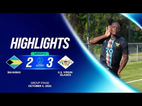 Bahamas vs US Virgin Islands | 26/27 Concacaf Nations League Group Stage