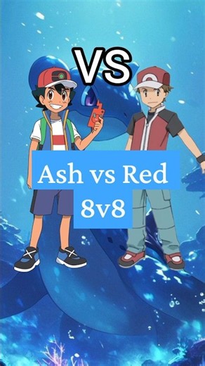 Ash vs Red ultimate pokemon showdown