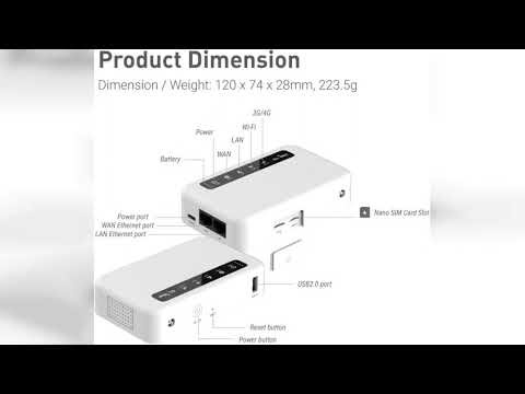 Review: GL.iNetGL-XE300(Puli) 4GLTEMobileSmartVPNRouter|PortableWiFiWirelessTravel Hotspot,Sup...