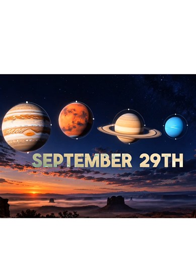 September 29th 🪐🤯 5 planets in one sky 🌌 #usa #meteorshower #stargazing #LearnOnTikTok #TikTokLearningCampaign