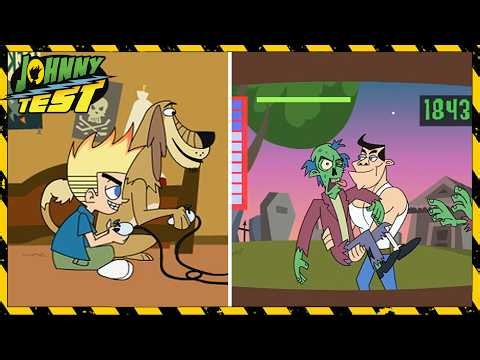 TV, Bad Food and Videogames | Johnny Test | Cartoons for Kids