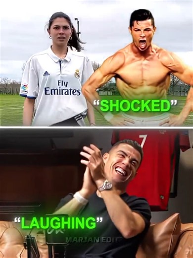 Celine Failed To Copy Ronaldo's Celebration 😂🔥