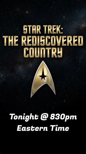 Join us tonight at 830pm Eastern Time for Star Trek: The Rediscovered Country Ep 8