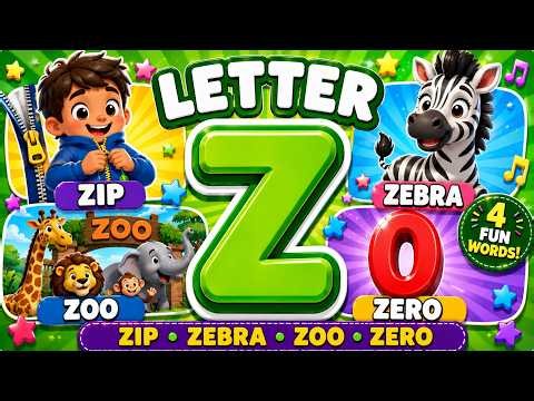 Letter Z Song for Kids | Learn the Letter Z | ABC Phonics Song