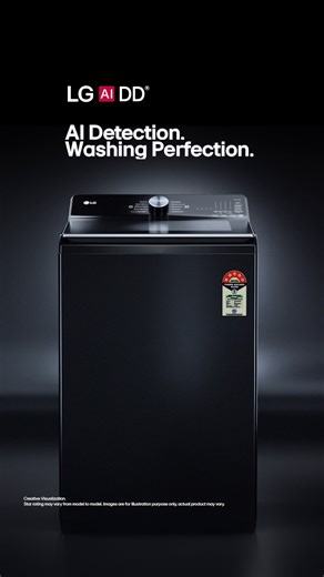 Step into the future of laundry with the All-New LG AI DD Top Load Washing Machine. With AI DD Technology, it Auto-Detects Fabric Weight and Type to deliver an Optimised Wash every time. Built to last with an IPX4-rated Water Resistant Rear Control Panel for durability and convenience. The In-Built Heater ensures a hygienic wash, while LG ThinQ App connectivity lets you manage laundry anytime, anywhere. Go beyond everyday washing with Special Wash Programs like Stain Clean & Turbo Spin. Experien