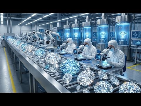 Inside the Dimond Factory | How Billion Dollar Diamonds are Made in Minutes(full Process)