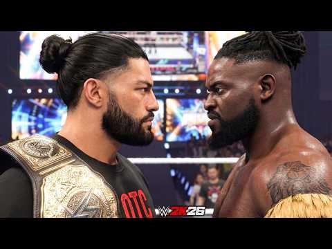 WWE 2K26 Roman Reigns Vs Oba Femi Bloodline Rules