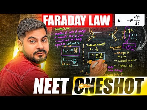 NEET 2026 : Faraday’s Law MASTER CLASS 🔥 | Electromagnetic Induction