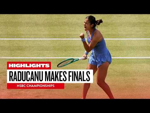 RADUCANU MAKES FINALS 👑 | Emma Raducanu vs Iva Jovic | HSBC Championships Semi-Finals Highlights