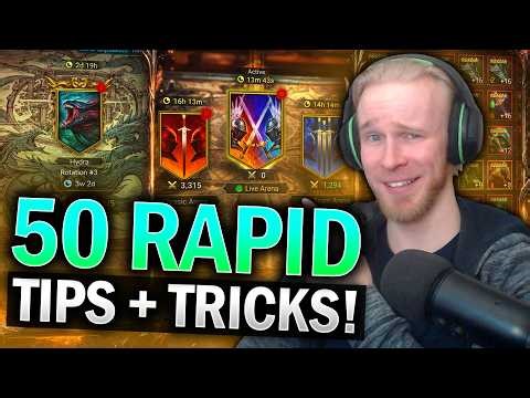 50 RAPID TIPS to Improve Your Account INSTANTLY - Raid Shadow Legends Account Takeover