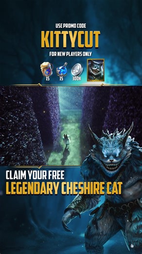 Enter the maze, face the madness - and get the Legendary Cheshire Cat for free! | Raid: Shadow Legends