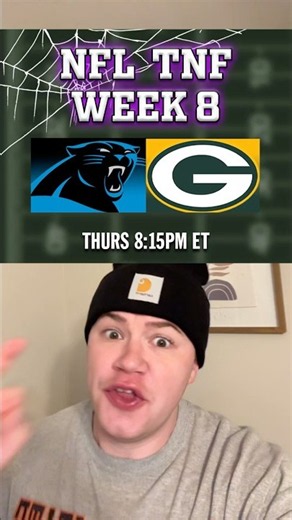 NFL TNF WEEK 8 PICKS🤣🏈 #UDPartner #NFL #football #panthers #packers