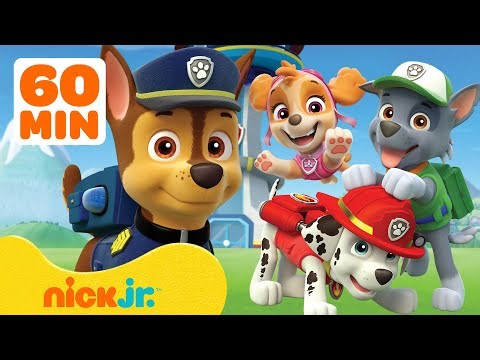 Paw Patrol | ¡60 MINUTOS de los mejores rescates de Patrulla Canina! 🐾 | Nick Jr. en Español