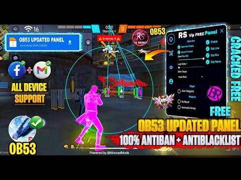 ⚡Free Fire OB53 AIM kill mod menu free☠️new rank season FF hack🔥BR MOD,HAXX-CKER PRO V16, HG CHEAT⚔️