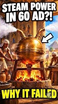 The Steam Engine That Came 1,700 Years Too Early 😳